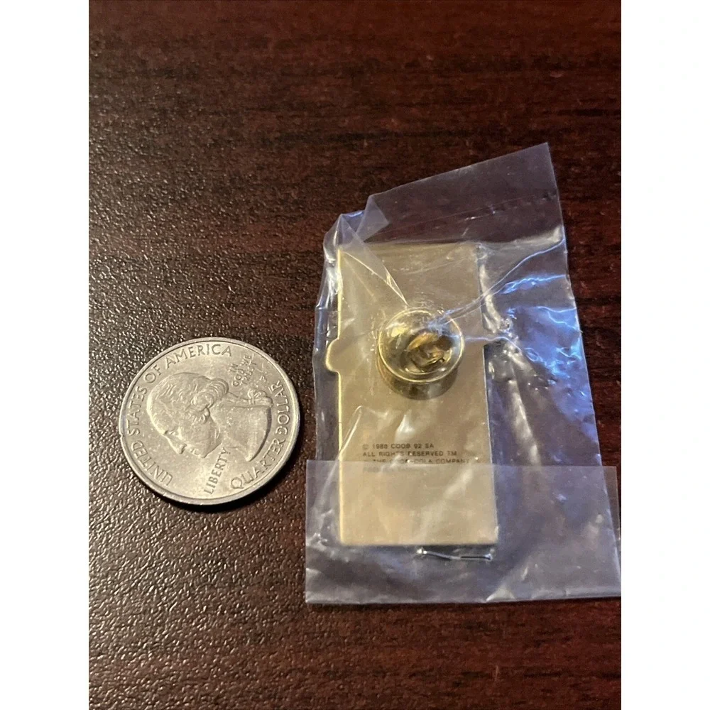 Vintage 1992 Coca-Cola Coke Barcelona Olympics XXV Olympiad Lapel Hat‎ Pin